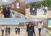 بازدید انجمن نجوم متوسطه اول دخترانه از ساعتهای آفتابی شهر شیراز